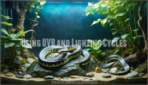 using uvb and lighting cycles