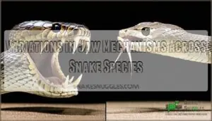 variations in jaw mechanisms across snake species variations in jaw mechanisms across snake species