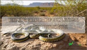 venomous snake range