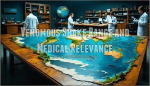 venomous snake range and medical relevance