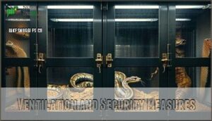 ventilation and security measures