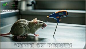 verifying prey temperature