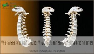 vertebral column adaptations for locomotion