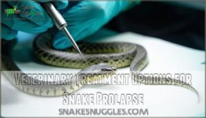 veterinary treatment options for snake prolapse