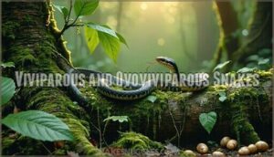 viviparous and ovoviviparous snakes