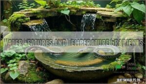 water features and temperature gradients