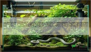 water management for lower humidity