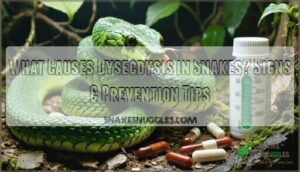 what causes dysecdysis in snakes