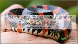 what happens when a milk snake bites
