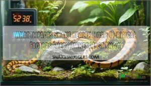 what impacts snake health most