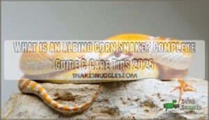 what is an albino corn snake
