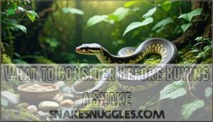 what to consider before buying a snake