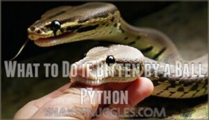 what to do if bitten by a ball python