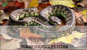 what to do in a copperhead encounter