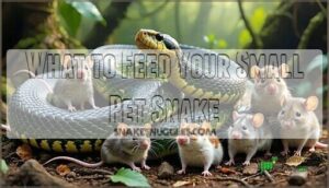 what to feed your small pet snake