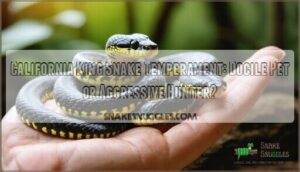 whats the temperament of a california king snake