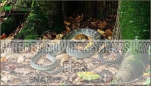 where and when snakes lay eggs