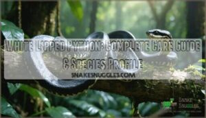 white lipped python
