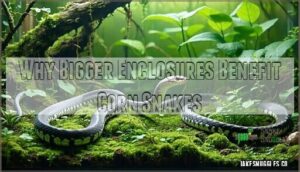 why bigger enclosures benefit corn snakes