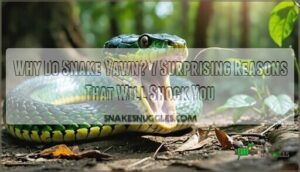 why do snake yawn