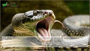 why snakes hiss