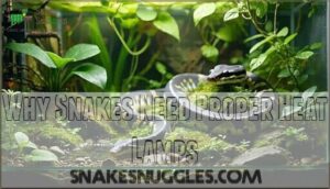 why snakes need proper heat lamps