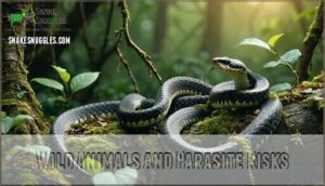 wild animals and parasite risks
