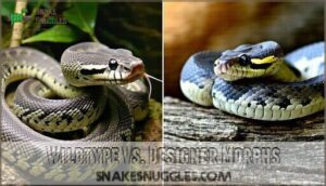 wildtype vs. designer morphs