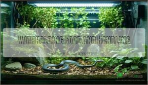 withholding food and handling