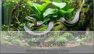 wood/melamine enclosures: pros, cons, and sizes
