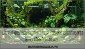 world generation and raws implementation for snake egg incubation