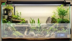 40-gallon enclosure requirements