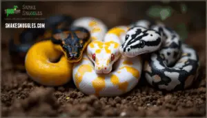 acid, albino, and axanthic morph pictures