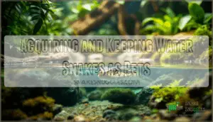 acquiring and keeping water snakes as pets