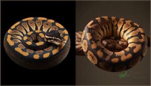 adult male vs. female size