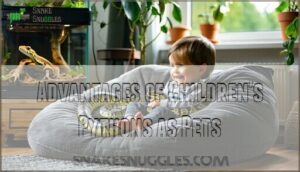advantages of children's pythons as pets