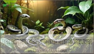 age and species-specific diet guidelines