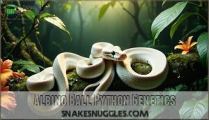albino ball python genetics