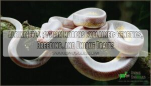 albino ball python morphs