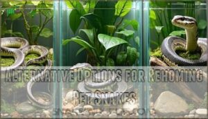 alternative options for rehoming pet snakes