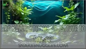are ball pythons sensitive to noise are ball pythons sensitive to noise