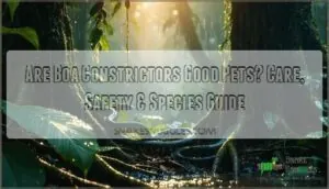 are boa constrictors good pets are boa constrictors good pets