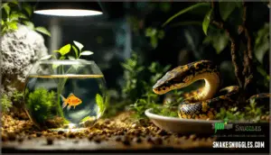 are fish safe for ball pythons