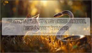 are snakes afraid of cats are snakes afraid of cats