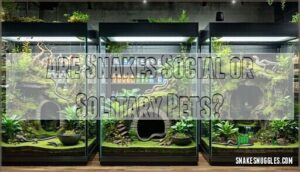 are snakes social or solitary pets