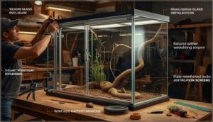 assembling and customizing the enclosure