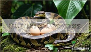 ball python egg-laying patterns