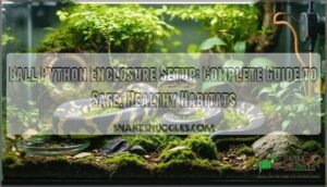 ball python enclosure