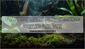 ball python habitat humidity control