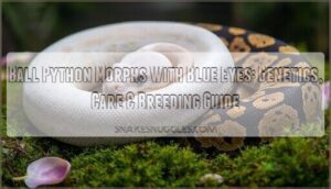 ball python morphs with blue eyes